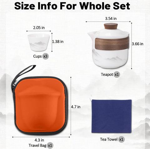 VJK gongfu tea set teacups pour smoothly and enrich aromas