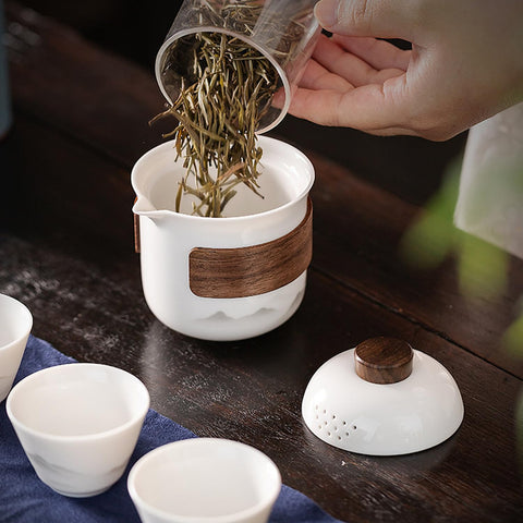 VJK travel bag protects the tea set during trips and business travel