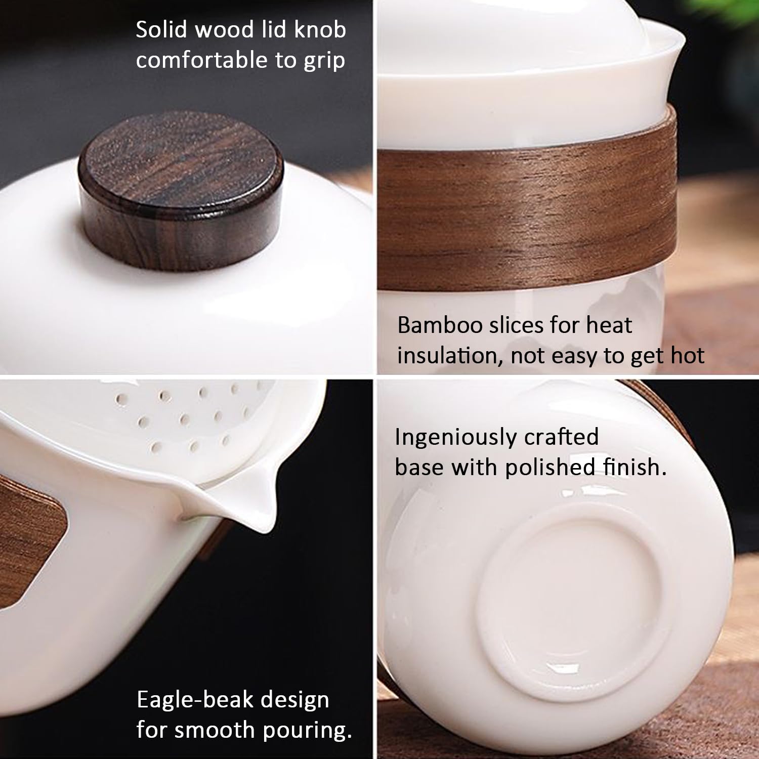 VJK easy-clean surface simplifies post-tea cleanup