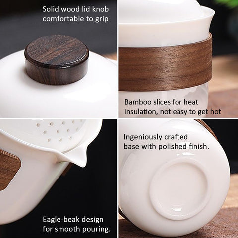 VJK easy-clean surface simplifies post-tea cleanup