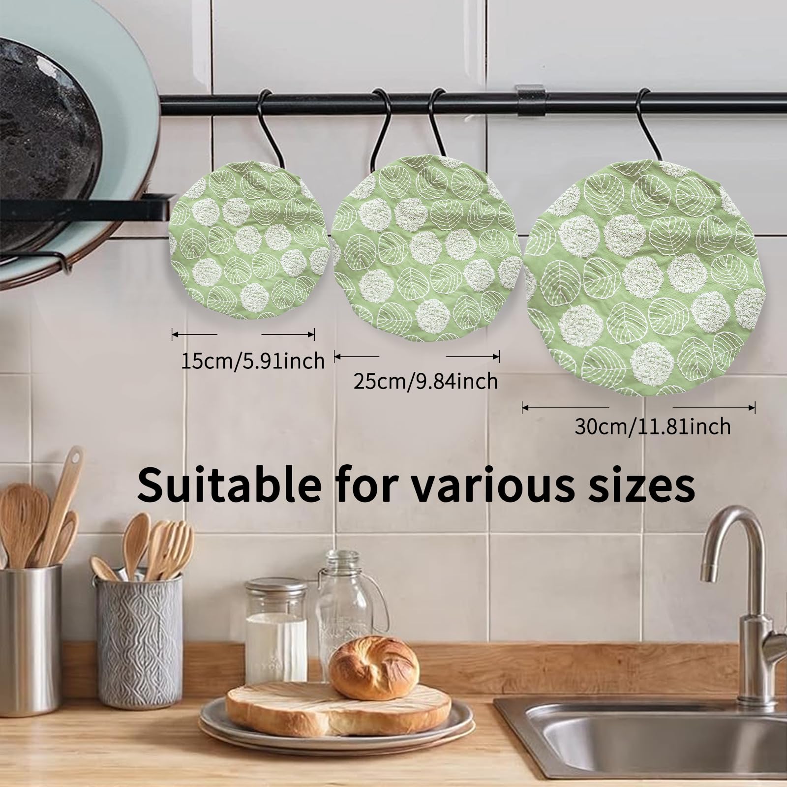 VKU eco-friendly alternative to plastic wrap keeps bowls fresh