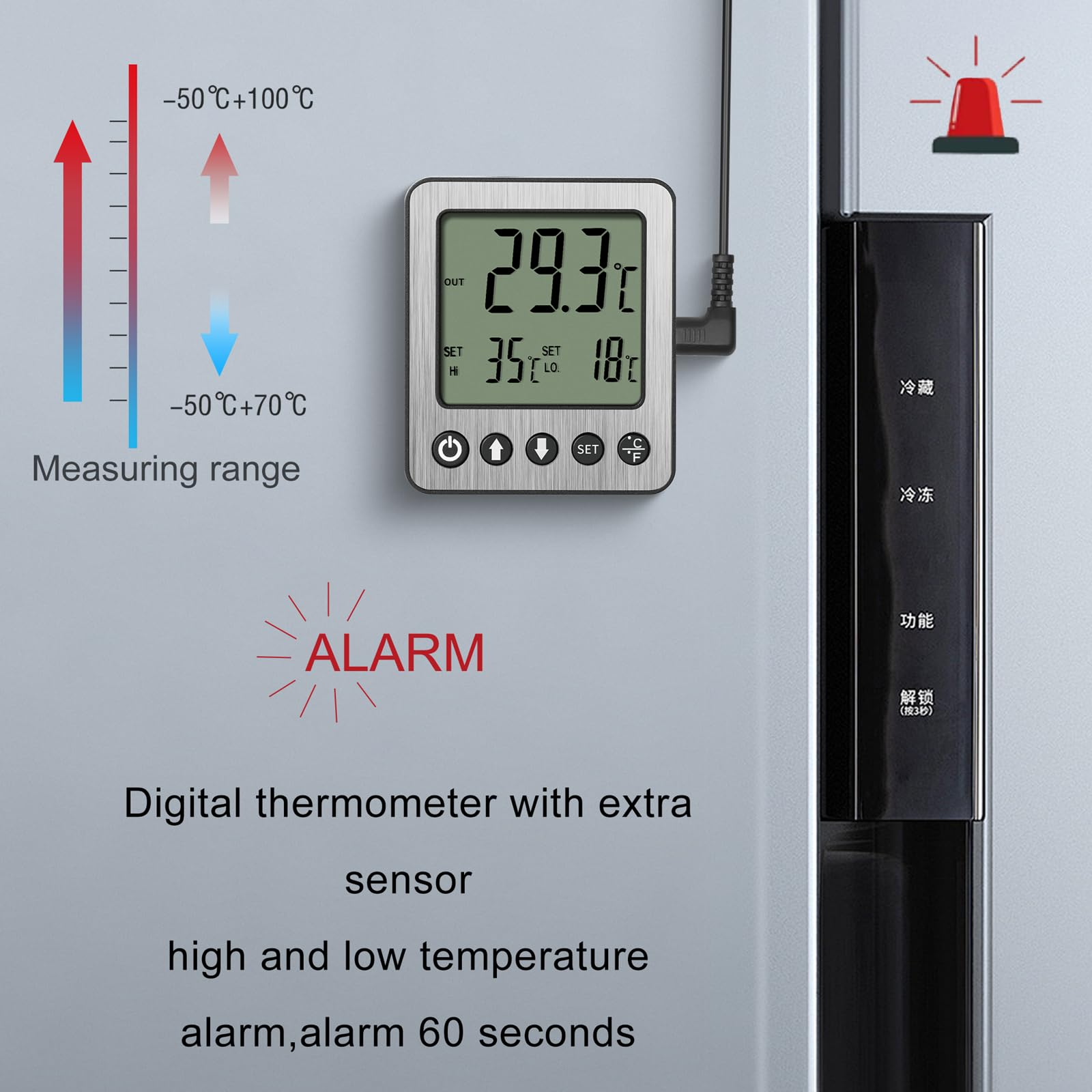VLEJEARI battery included ensures months of maintenance-free use.