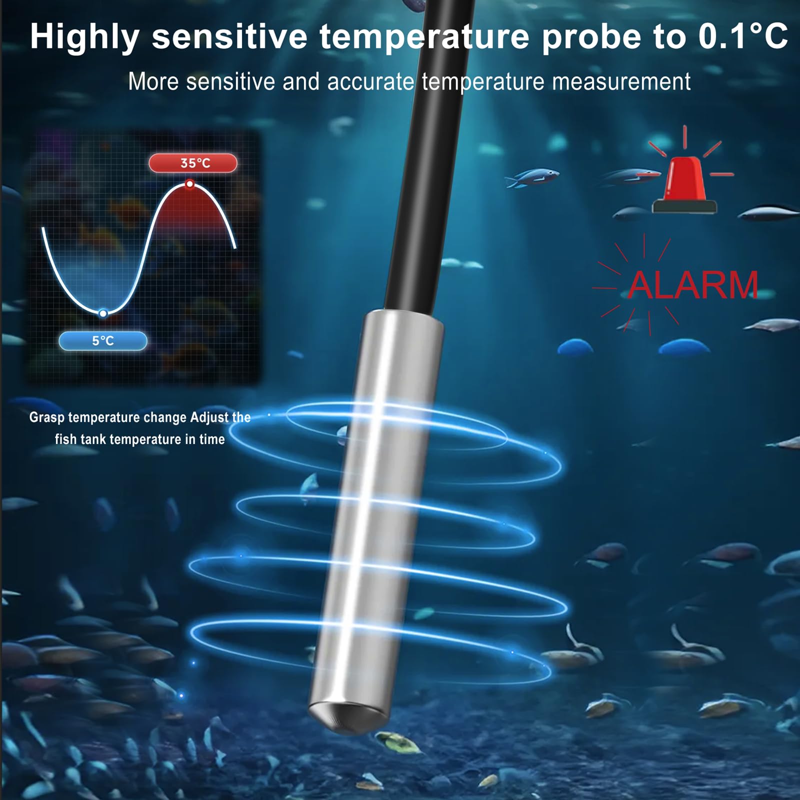 VLEJEARI extra-sensor 1.5 m cable lets you position sensors flexibly.