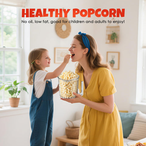 Vminno 2qt popcorn popper ready for quick family movie nights.