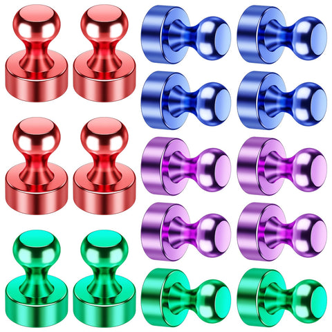 VNDUEEY fridge magnets in four colors brighten fridges and desks for quick notes