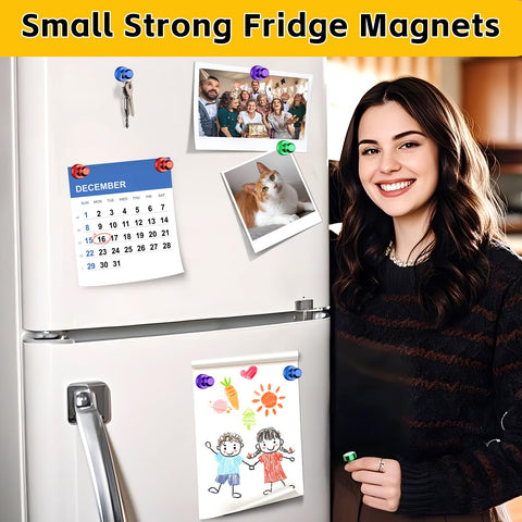 VNDUEEY whiteboard magnets for dry erase surfaces, sturdy and reusable