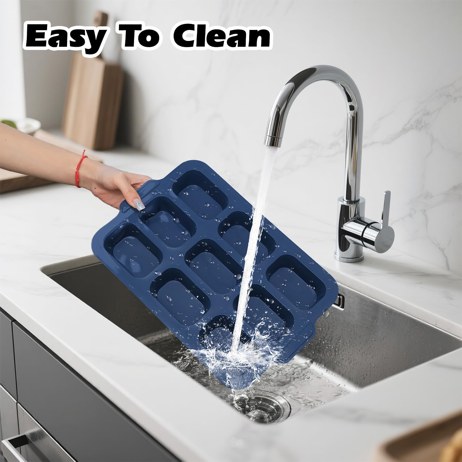 Easy-to-clean design cuts prep time for busy home bakers.