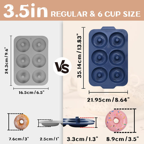 Vnray nonstick release for clean, quick donuts every time.