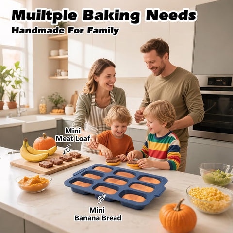 Ideal for mini banana bread, muffins, and petite cakes.