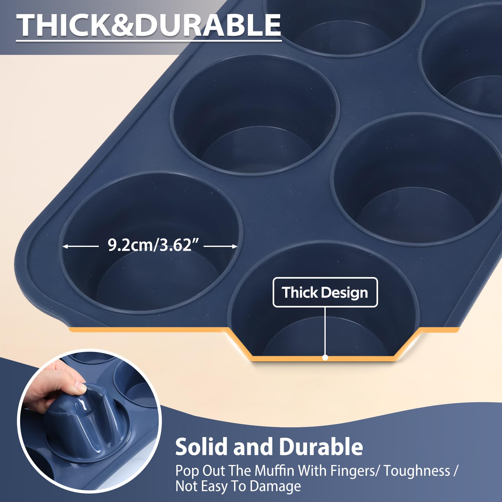 Vnray food-grade silicone for safe, easy-to-clean bakeware