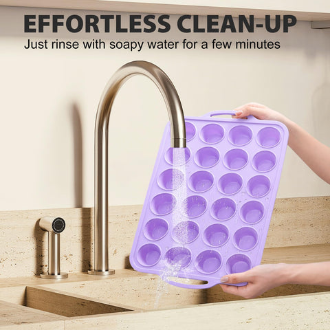Vnray oven-safe silicone pan withstands up to 450°F