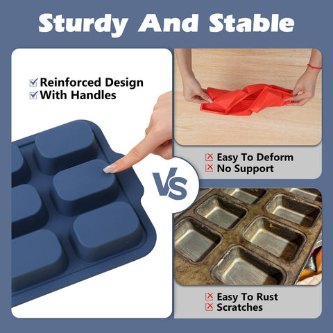 Durable food-grade silicone preserves taste without staining or odors.