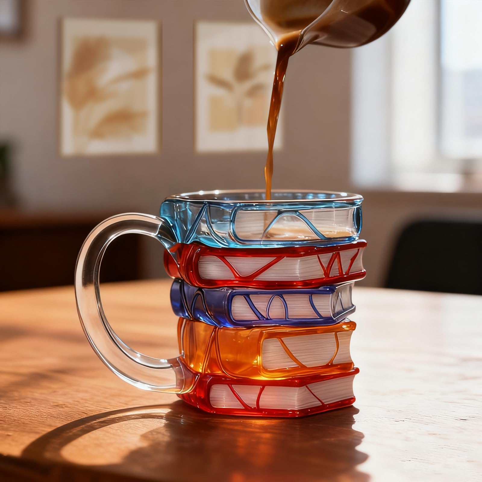 VNROSE durable resin mug designed for everyday coffee and tea.