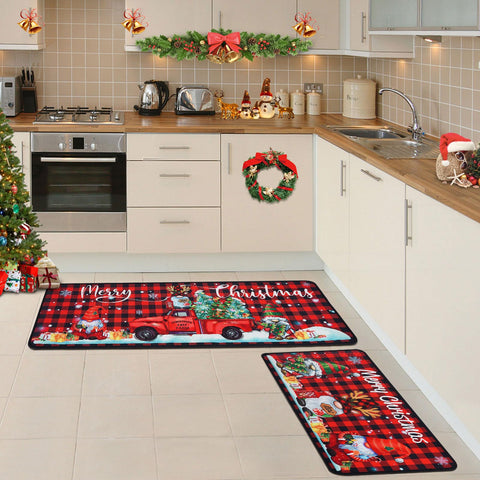 Voanos easy-clean mat; wipe down or machine wash.
