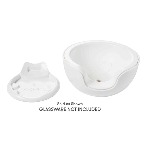 VoChill active chill for wine glasses enables long-lasting coolness outdoors.