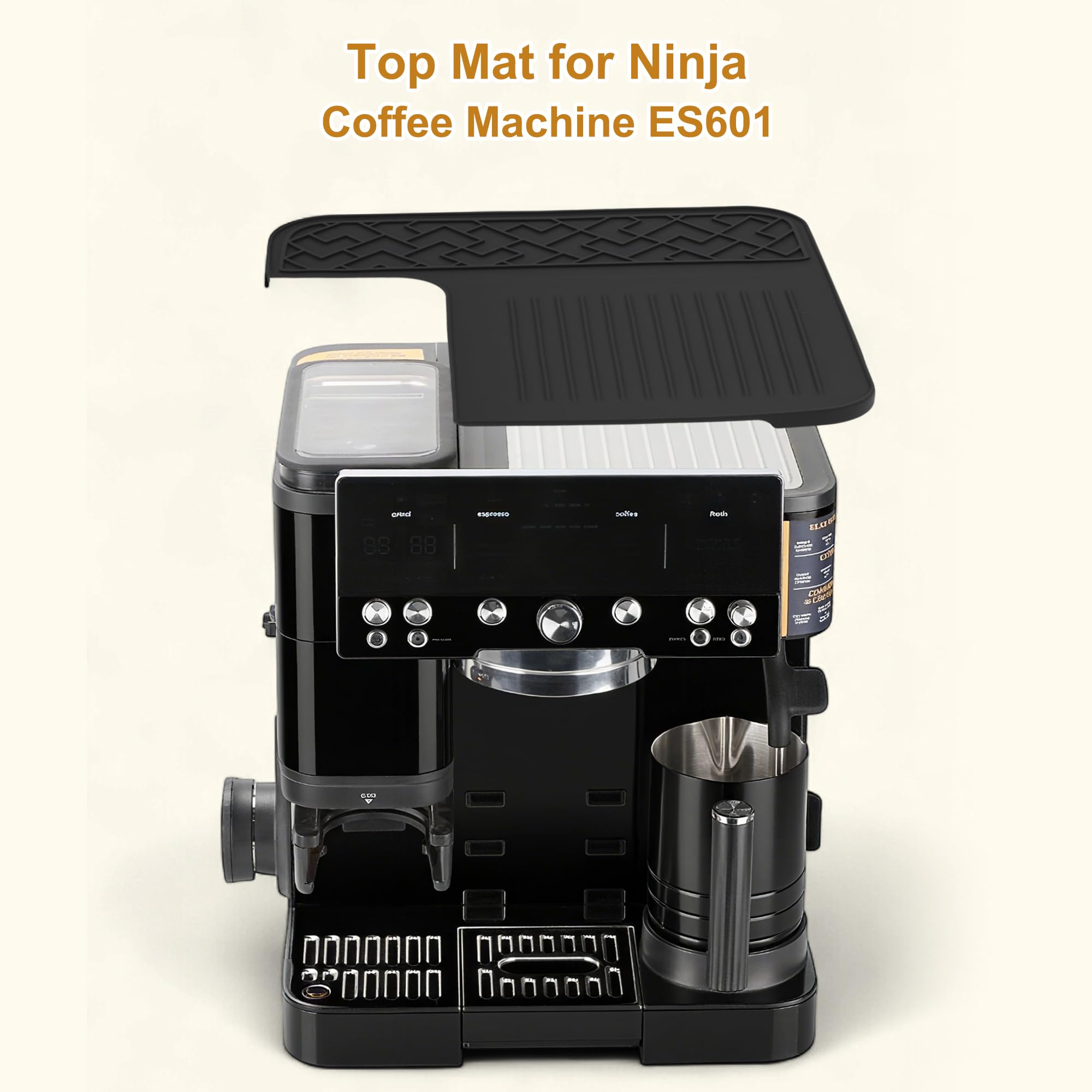 VOCOSTE silicone mat ensures unobstructed grinder opening on Ninja ES601.