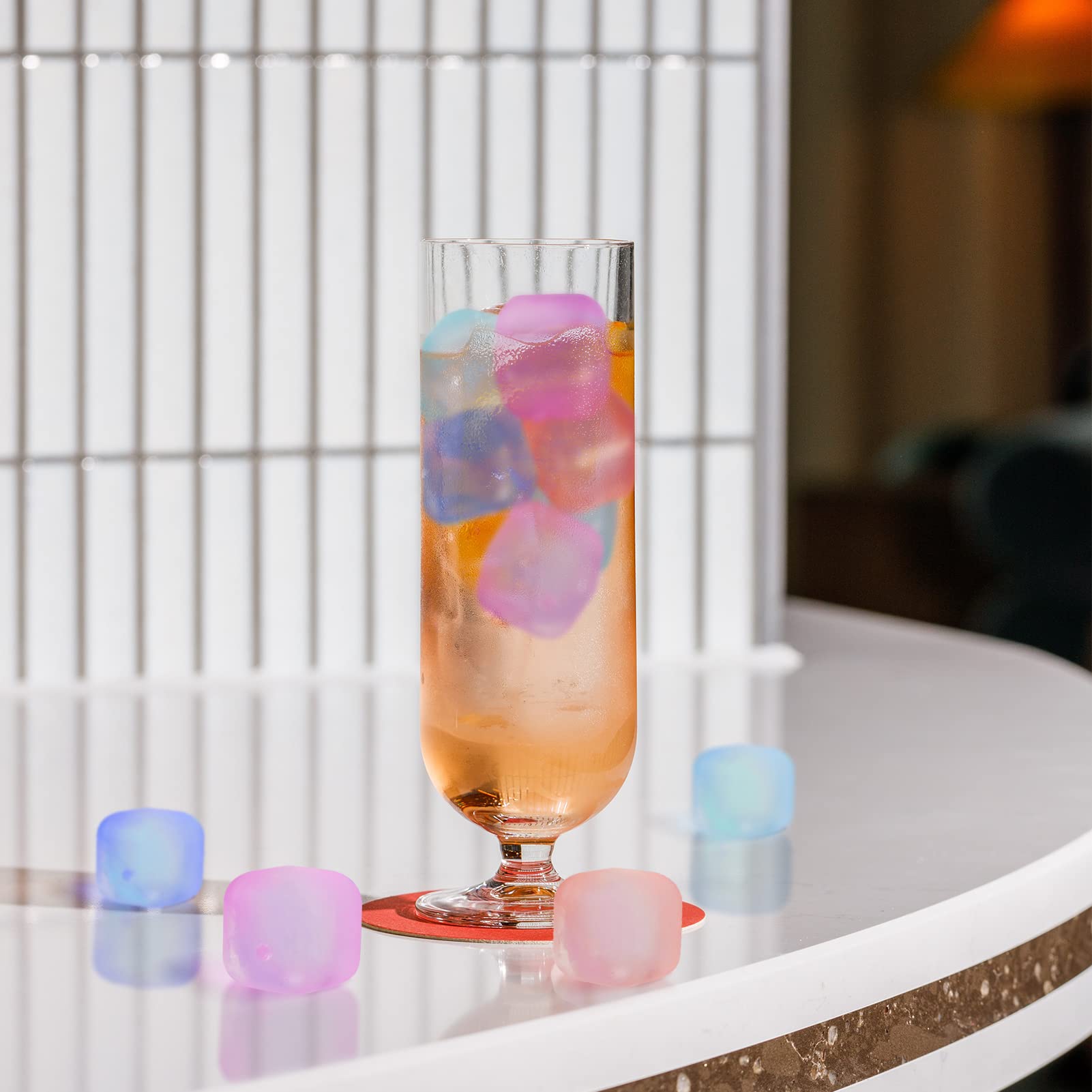 VOGVOG food-grade ice cubes preserve flavor while cooling drinks.