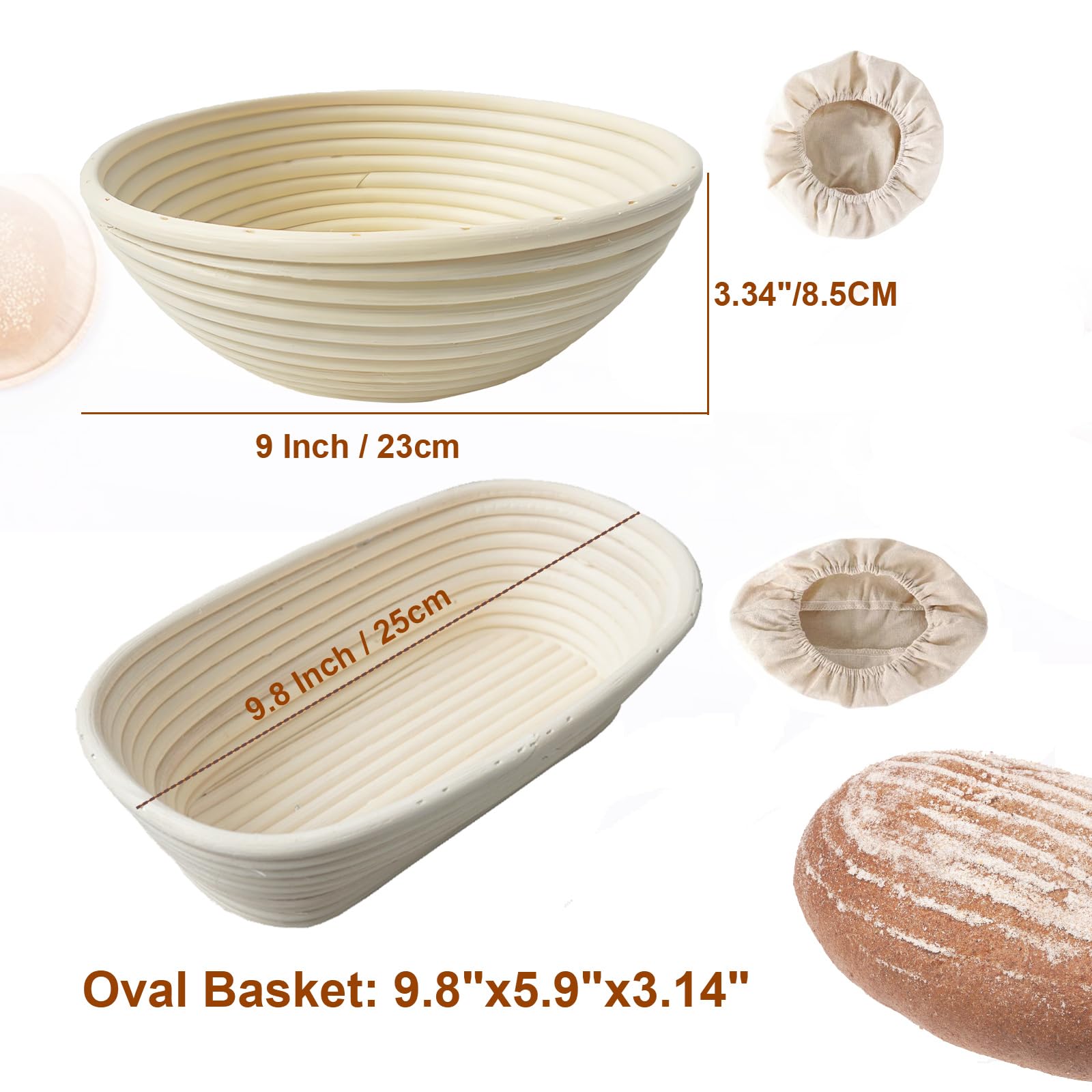 vohorit dough scraper for easy dough handling and cleanup.