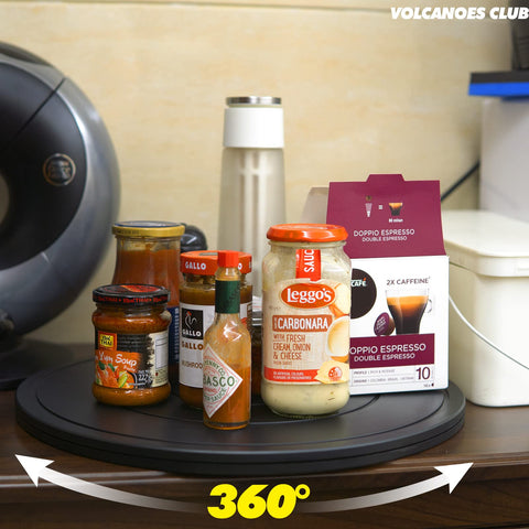 VOLCANOES CLUB heavy-duty rotation base supporting substantial objects