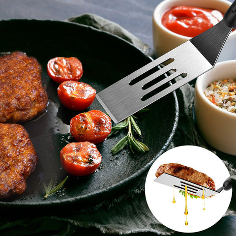 Volikos spatula pancake and egg-friendly tool for precise turning and serving.