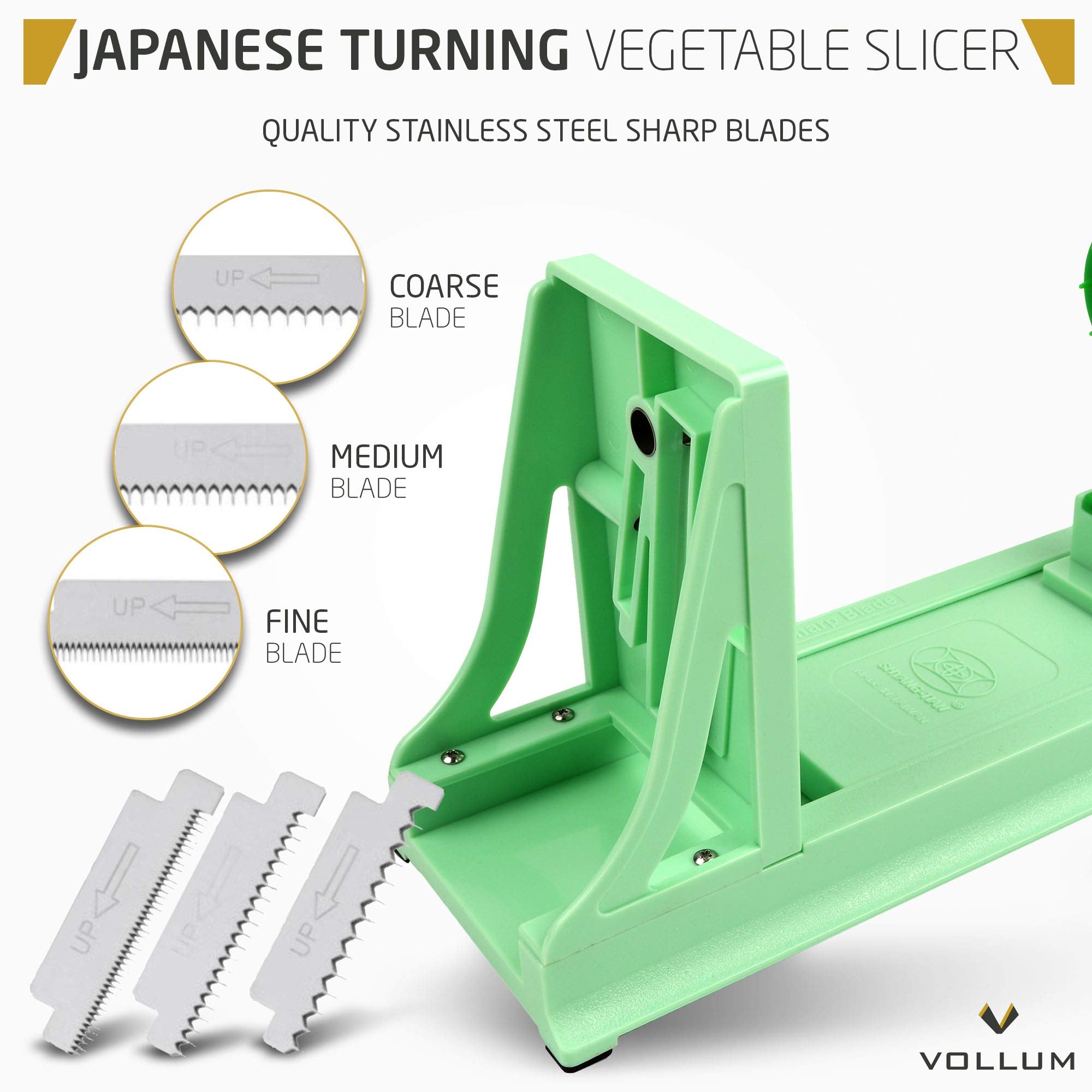 Vollum anti-skid feet and edge guard stabilize the tool during use.