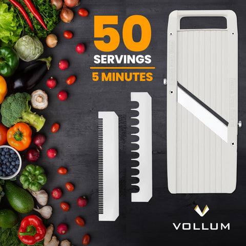 Vollum coarse blade ready for chunky vegetables