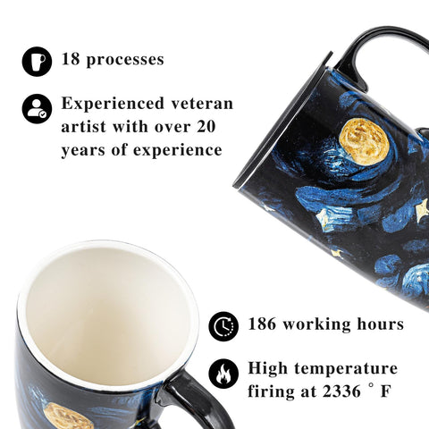 Voltogar ceramic mug dishwasher-safe for simple cleaning