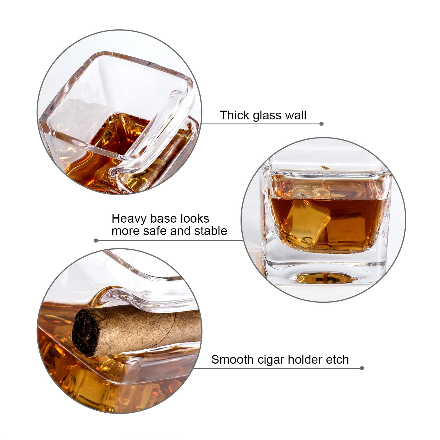 Vonams Stone two-glasses-set ready for sharing whiskey moments