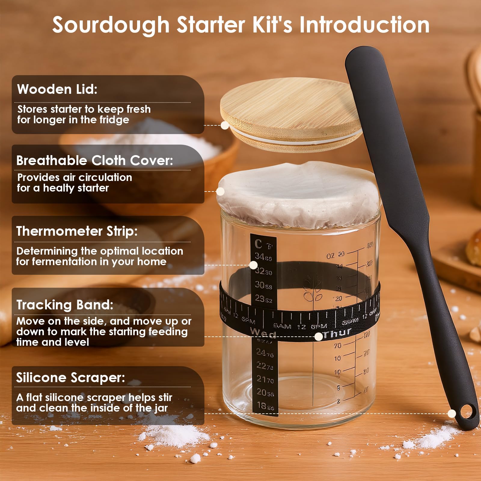 VONATES oval 10-inch banneton supports high-hydration dough with shape retention