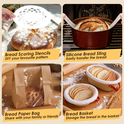 VONATES silicone bread sling with non-stick surface for safe transfer