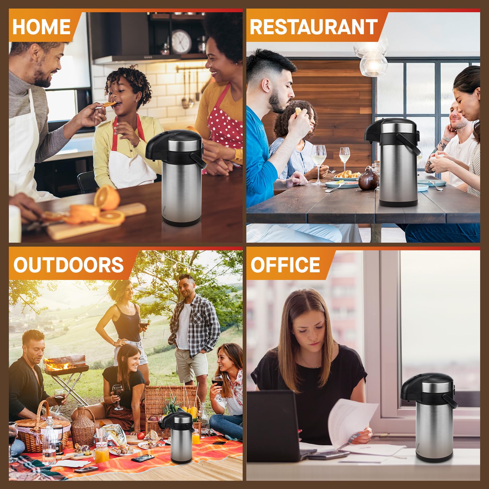 Vondior ice-friendly carafe for chilled beverages and easy filling