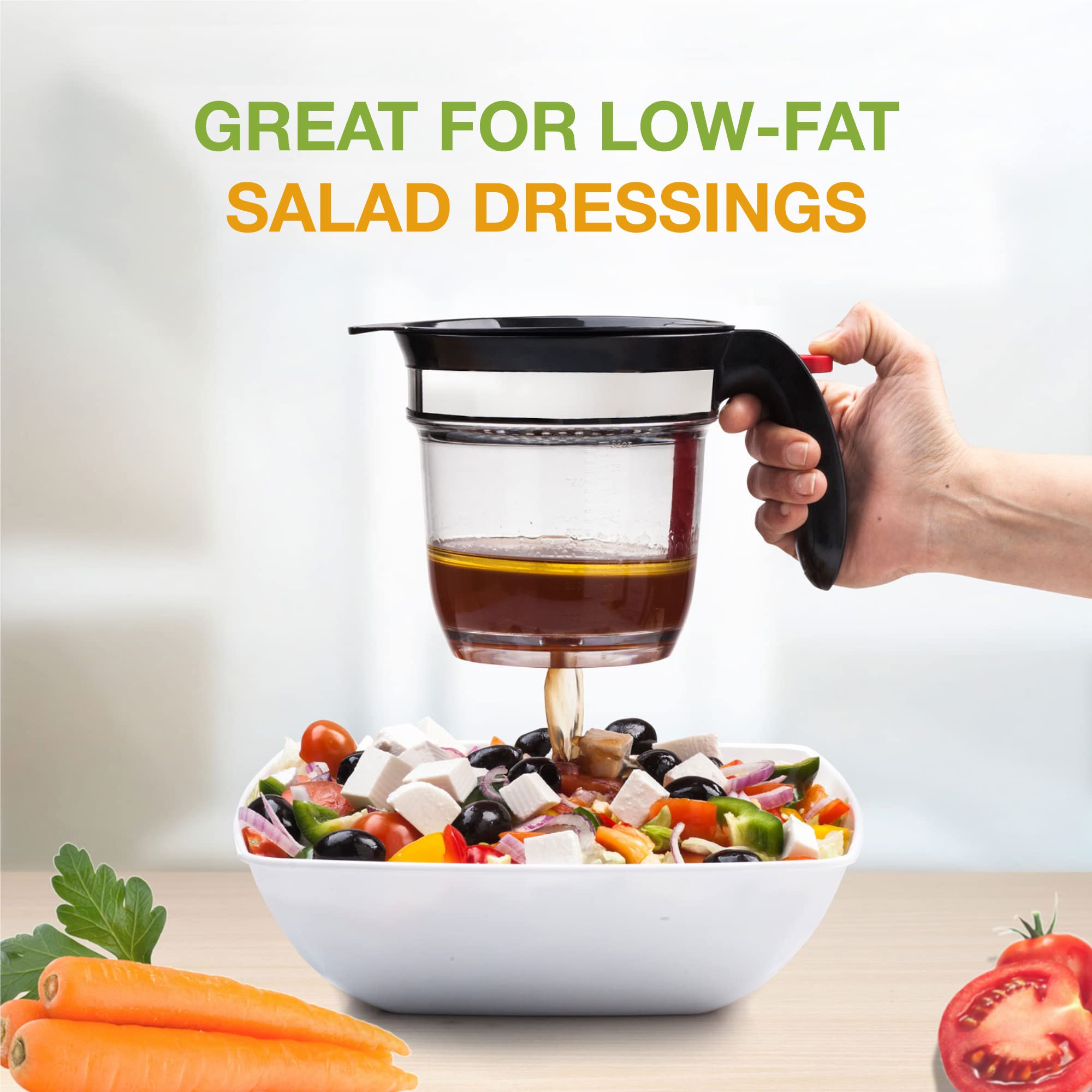 Vondior 4-cup gravy container with easy measurement marks