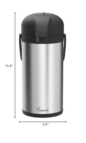Vondior sleek stainless steel exterior emphasizes durable restaurant-grade construction.