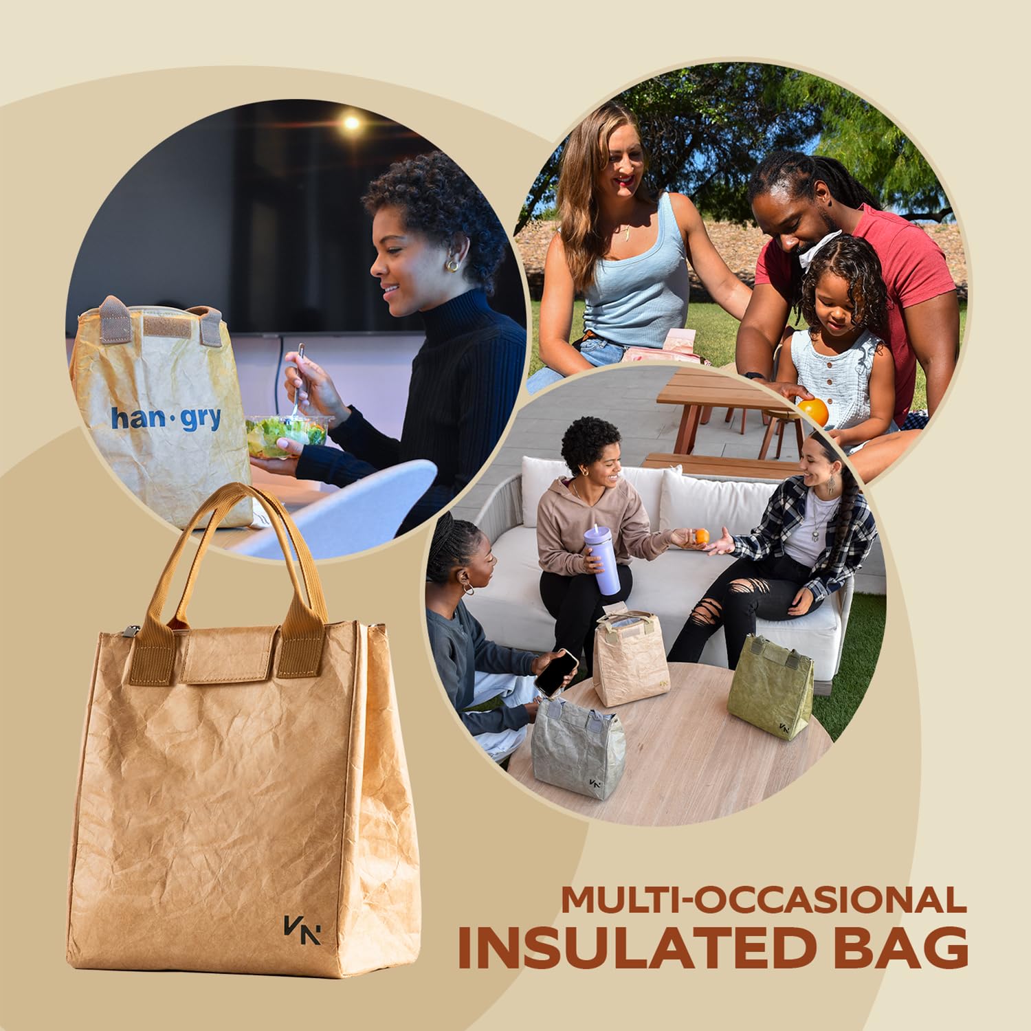 One-year warranty on VonNova insulated lunch bag signals quality