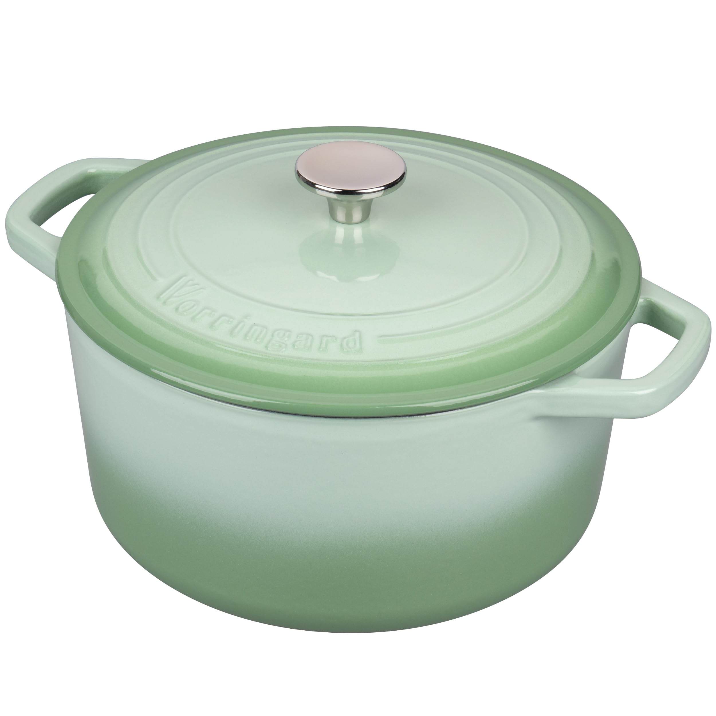 VORRINGARD dutch oven green heat retention for even results.