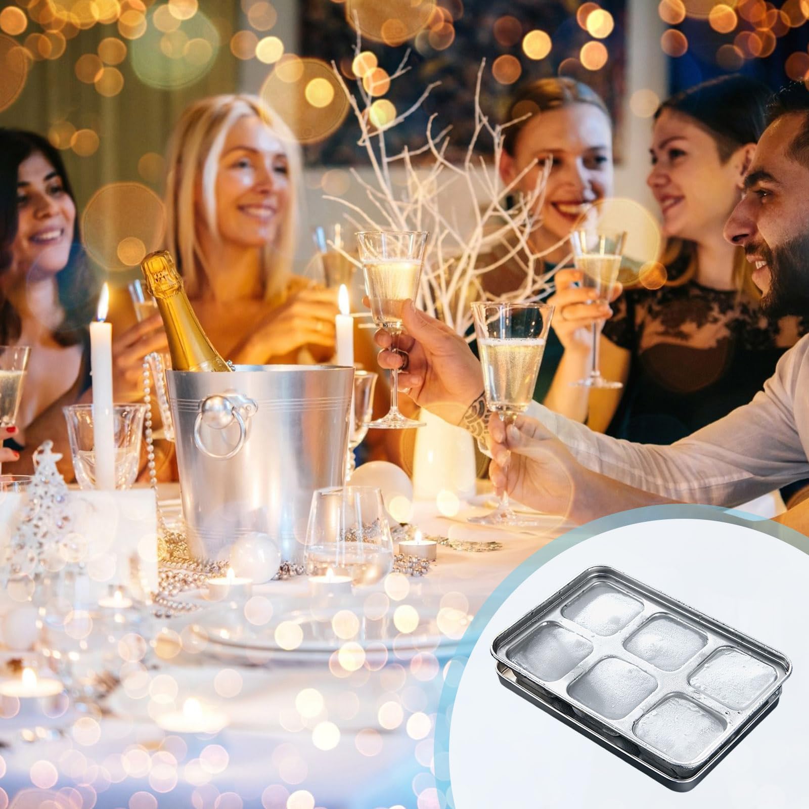Vortihive durable metal ice mold built for long-lasting use.