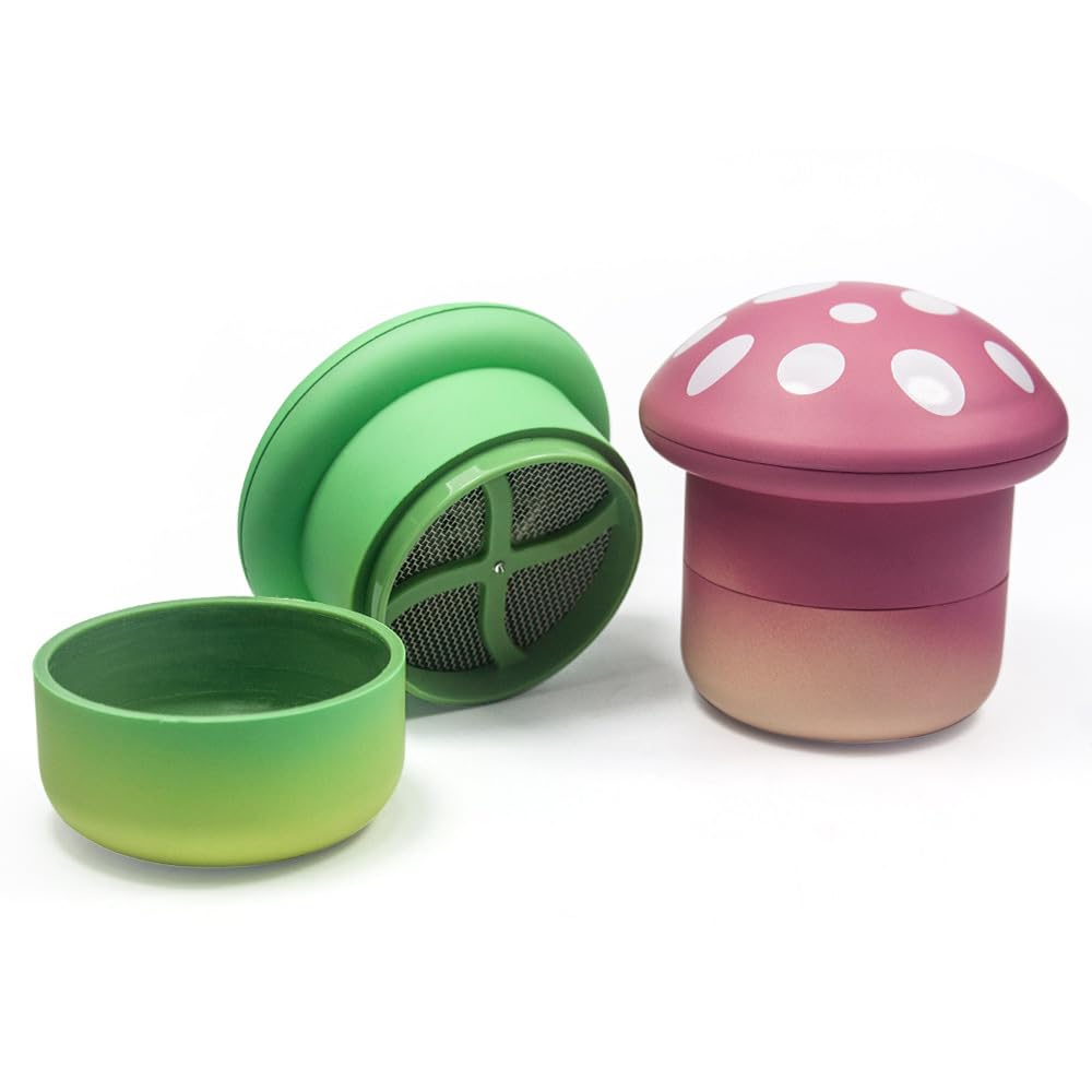 VOVOH mushroom grinder gradient purple highlights decorative appeal and versatility.