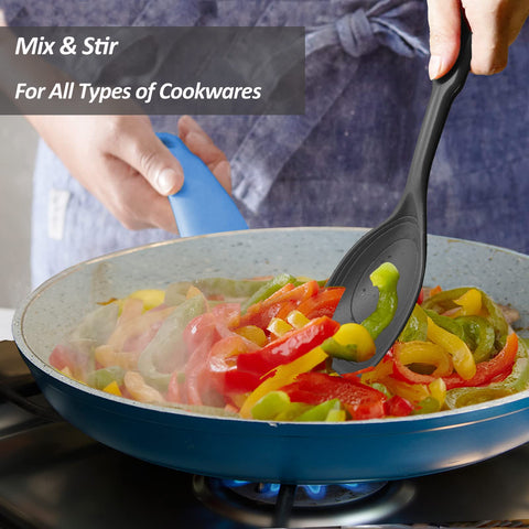 Vovoly flat-edge design helps scrape every bit from pans