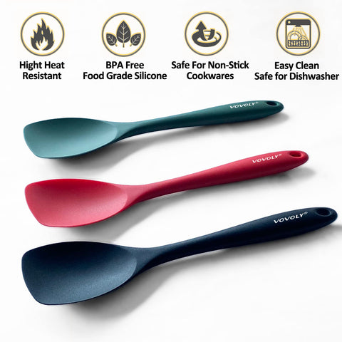 VOVOLY heat-resistant silicone close-up, showcasing seamless design for easy cleaning.