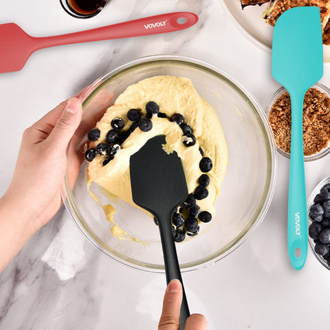 Vovoly multicolor spatula set adds color to your kitchen toolkit.