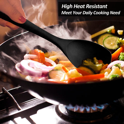 VOVOLY spatulas compatible with nonstick cookware for safe scraping.