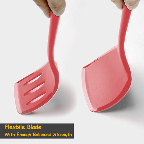 Vovoly spatula with reinforced stainless steel core for durable, long-lasting performance.