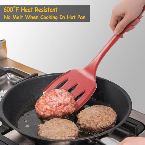 Vovoly ergonomic handle provides a secure, comfortable grip during busy cooking.