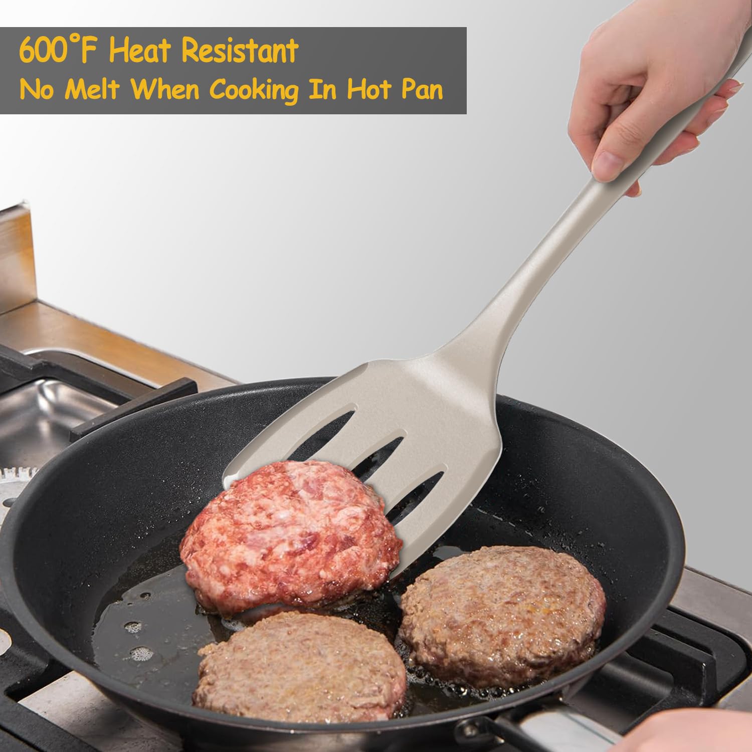 Vovoly spatula with reinforced steel core for durability