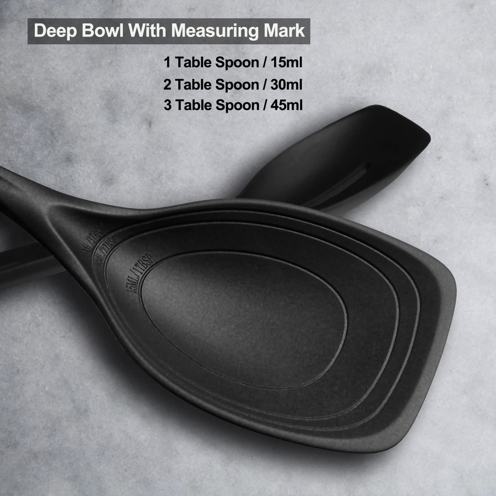 Vovoly solid spoon with deep bowl ideal for scooping