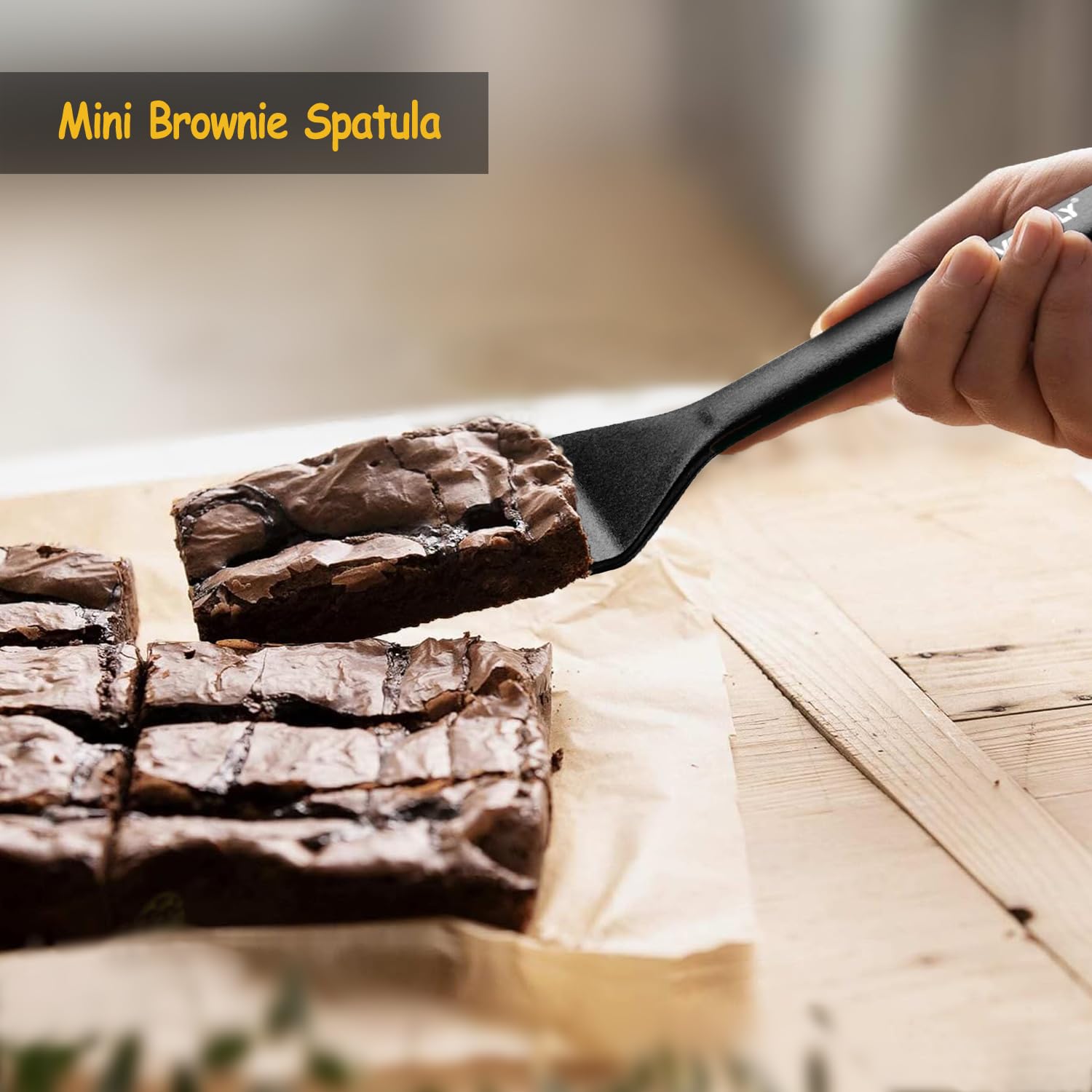 Vovoly ergonomic non-slip grip improves control while cooking