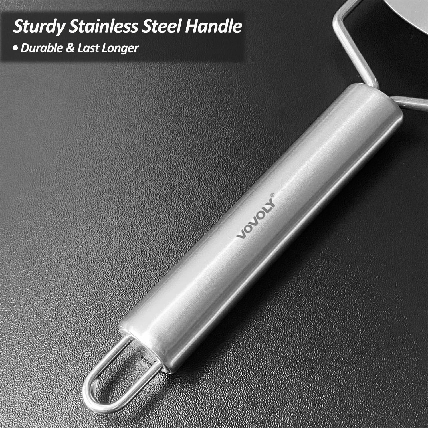Vovoly zester protective sheath enables safe storage.