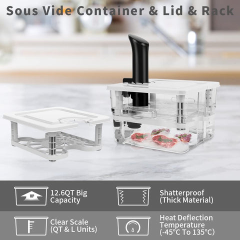 Vpcok Direct fixed rack keeps food evenly spaced for consistent heat.
