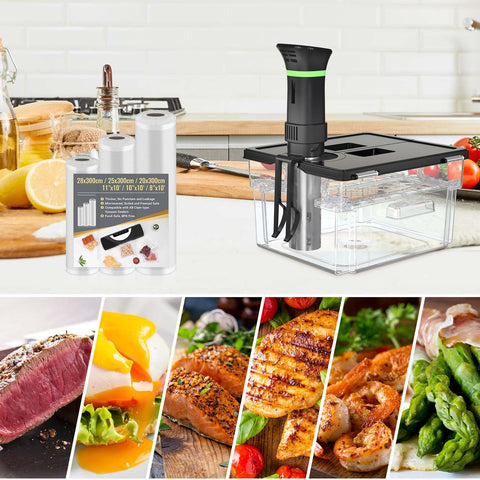 Vpcok Direct compatible with most immersion circulators for flexible kitchen setup.