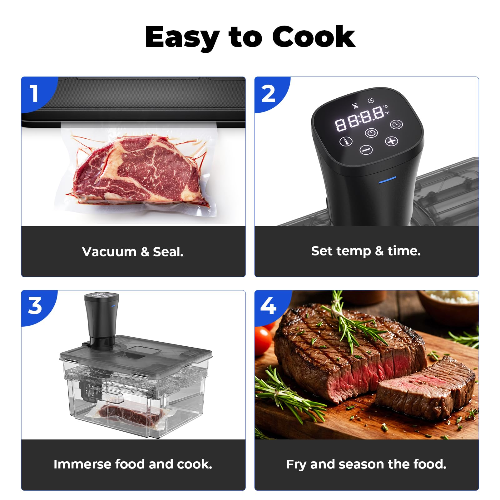 Vpcok Direct ideal for meats and veggies during meal prep.